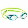 Madwave Plastic Swimming Goggles with Mirror Coating Honey Rainbow