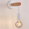 Retro Wood Wall Lamp Vintage Sconce Wall Lights Fixture E27 Indoor Home Decor Dining Room Bedside Lamp Bedroom Lighting