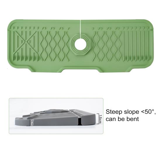 Силиконовый брызговик для раковины, сливной коврик, держатель для мыльницы, сливной коврик для крана для кухонь, ванных комнат, автофургонов