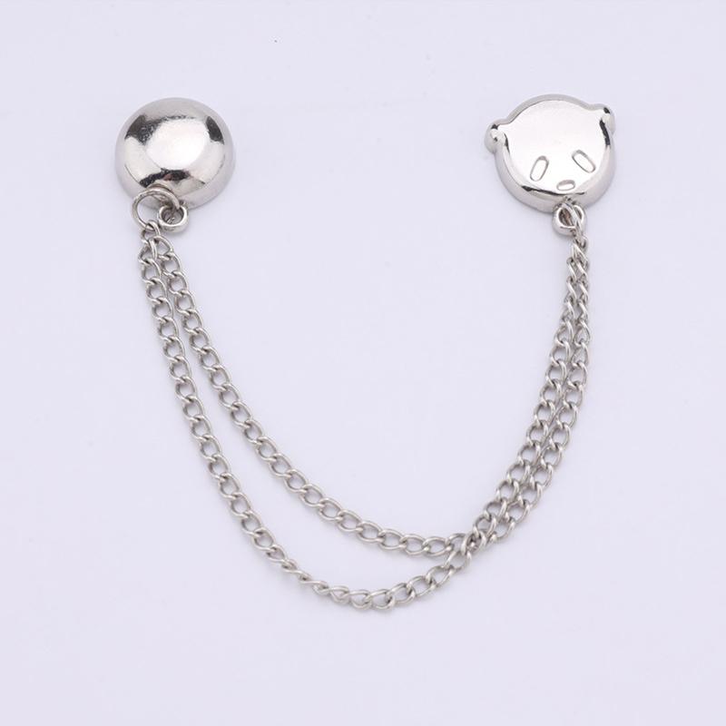 1шт магнитная пряжка цепи брюки нога фиксатор зажим фиксированная магнитная пряжка аксессуары для одежды