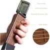 Pocket Guitar Chord Practice Tool, Portable Guitar Neck for Trainer Beginner W/a Rotatable Chords Chart Screen