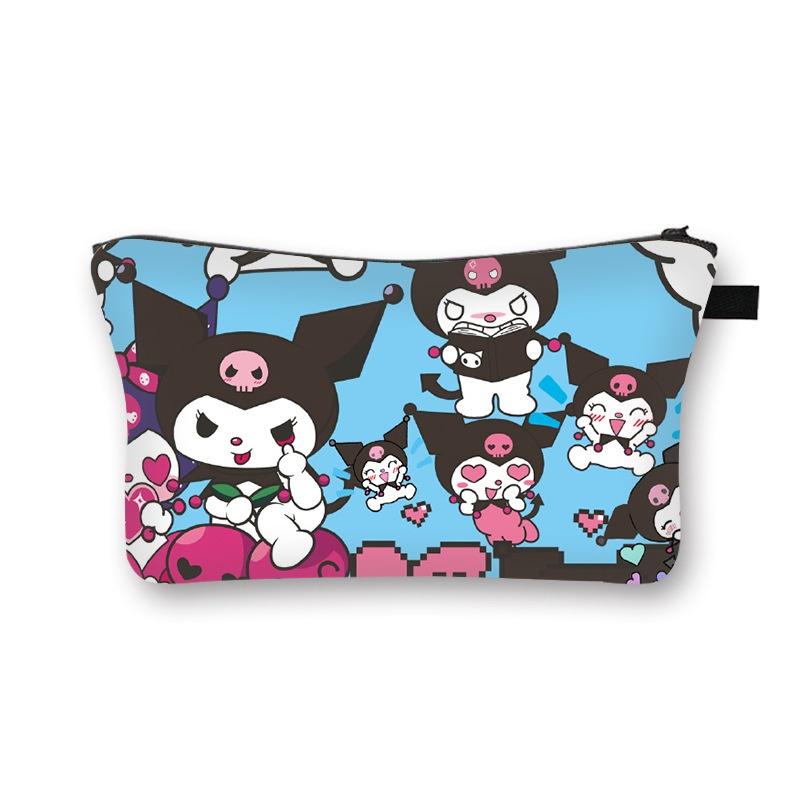 Лето 2023 Новый Стиль Sanrio Милый Сладкая Девочка Косметичка Мультяшная Студенческая Сумка для Хранения Оптом