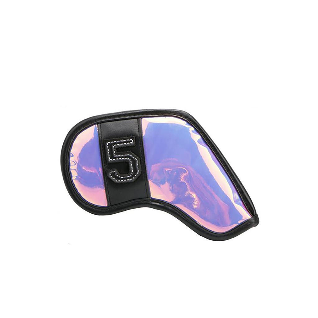 Golf Club Head Cover Waterproof Dustproof Number Design Golf Iron Cover Protection Sleeve Golf Accessories