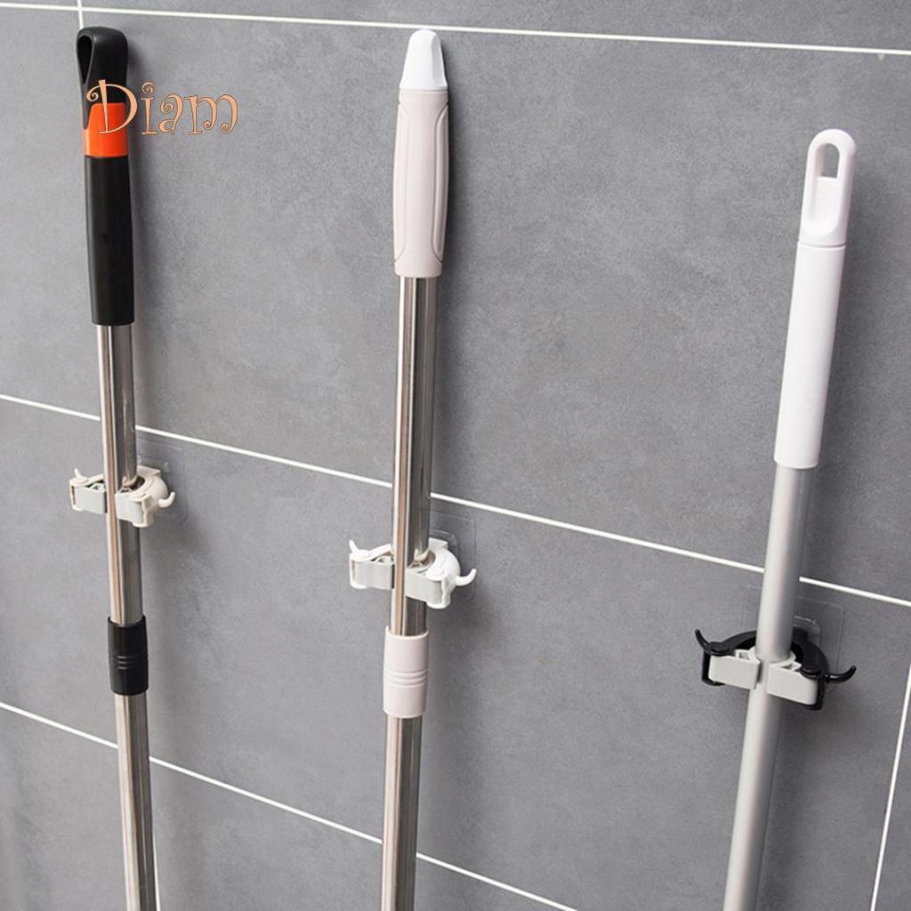 Настенный держатель для щетки для ванной комнаты Dilara, держатель для швабры, подвесной крючок, стеллаж для хранения