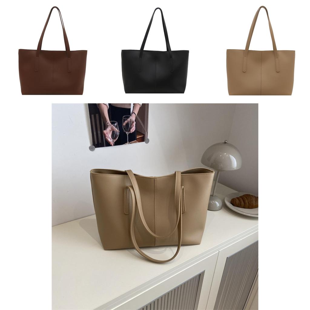 Pu Large Capacity Bag For Women With Zipper Closure For Daily