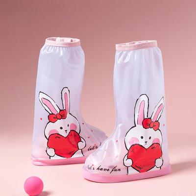 Милый мультфильм детские дождевые туфли для мальчиков и девочек на открытом воздухе для учеников начальной школы водная обувь