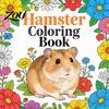 Thick Paper Coloring Sheets Hamster Book for Kids, Cute Animal Illustrations And Creative Gift Toddlers Floral Elements Drawing Book, Portable Doodle