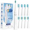 Электрическая зубная щетка Sonicare Сменные насадки 5 шт. USB-накопитель Подарок для семьи (8 шт) - Режимы, Перезаряжаемый, 4-часовая зарядка, 30-дневное использование,