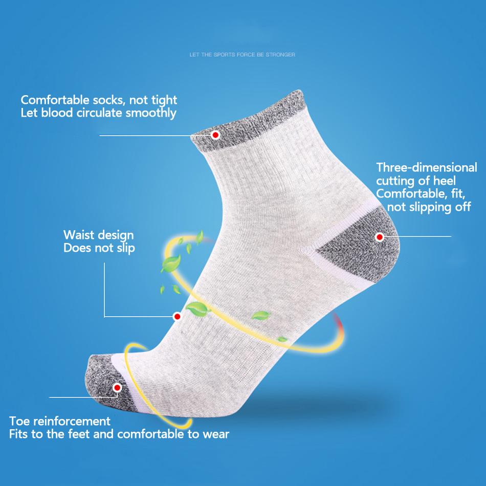 5 пар хлопковых мужских носков в упаковке, новые повседневные дышащие носки, прочные прогулочные носки для пеших прогулок, мужские носки для спорта на открытом воздухе, размер 38-45