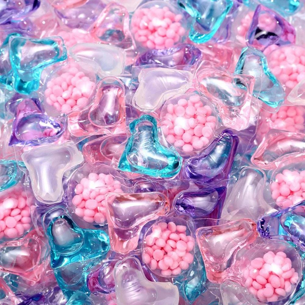 150/100Pcs Multi-purpose Strong Detergent 5 in 1 Detergent Liquid Capsule Ball Laundry Scent Fragrance Beads for Home Dormitory