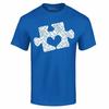 Heart Puzzle Piece T-shirt Autism Awareness Advocate Accept Shirts