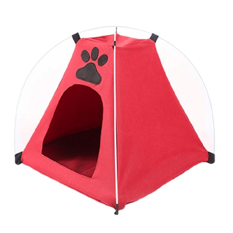 Detachable Cats Cooling Tent for Indoor Outdoor Cats Play House Shelter Tent with Cushions Dog Cats Sleep Tent for Camping