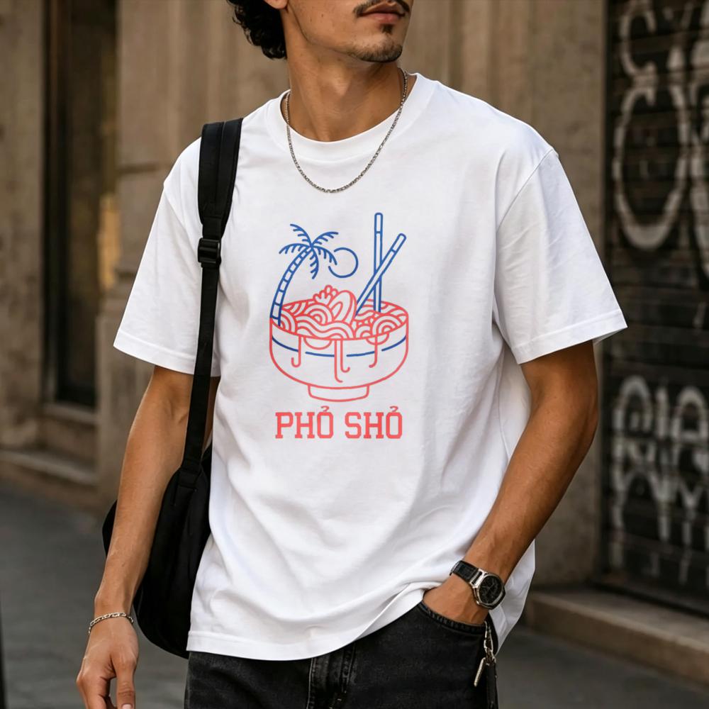 Asian Food Pho Lover T Shirt Cute Ramen Shirts Asian Cuisine Tee Gift for Asian Food Harajuku M