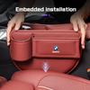 EBGU9 Leather Car Seat Gap Storage Box Cup Holder For BMW X1 X2 X3X5 X4 X6 X7 1 3 5 6 7 Series F40 E60 E90 F10 F15 F20 F30 G20 G30 G38