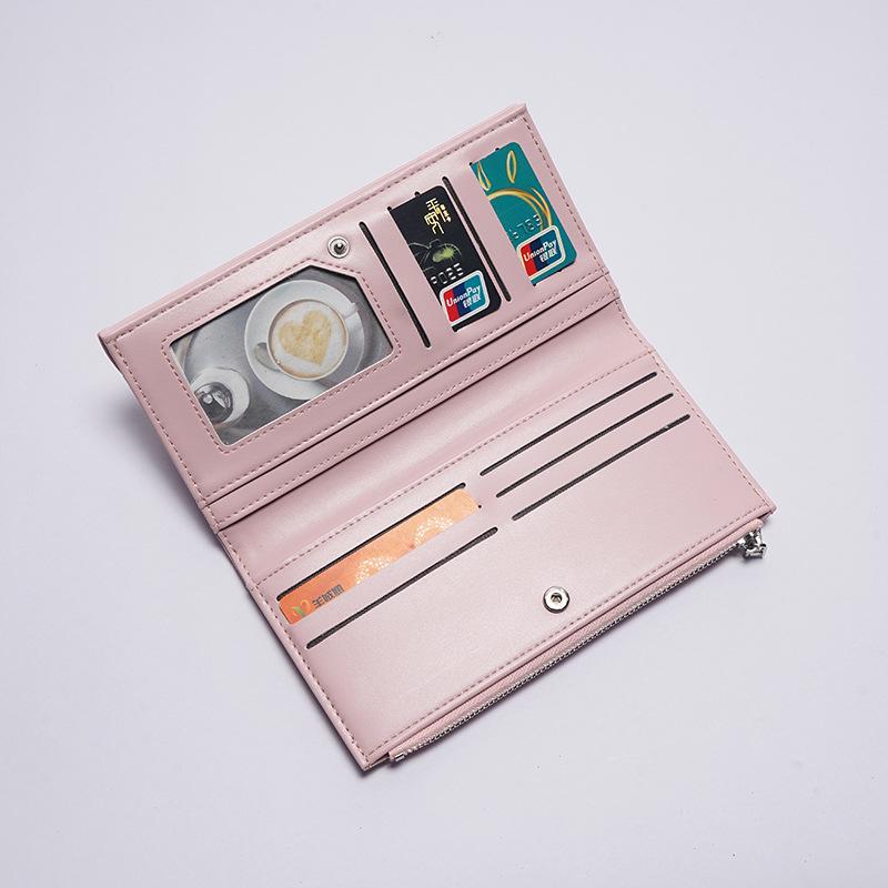 Женский длинный клатч-кошелек 2025 года — стильный, многофункциональный, большой емкости, искусственная кожа