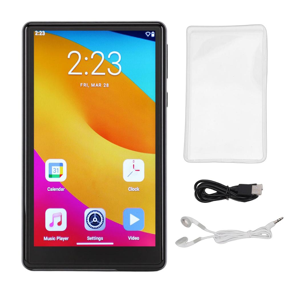 MP3-плеер 5,0-дюймовый HD Full Touch Screen 4G 64G WiFi Bluetooth 5.0 MP3-плеер с FM-радио Электронная книга