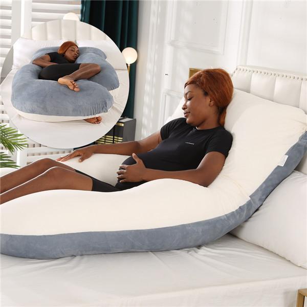 Pregnancy Pillow Sleeping Support Pillow For Pregnant Women J Shape Maternity Pillows Full Body Giant Maternity Pillow Waist Support