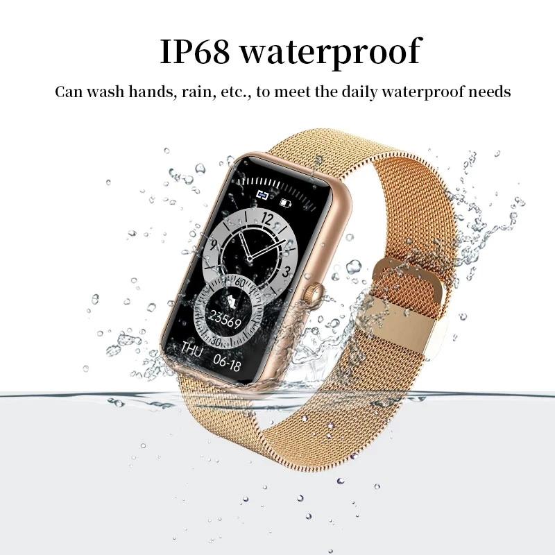 Модные женские умные часы умный браслет упражнения фитнес-трекер мужчины кровяное давление пульс водонепроницаемые умные часы леди