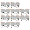 10Pcs Wire Connection Block Din Rail Type Spring Lever Cable Connector Terminal PCT-211