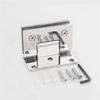 Stainless steel single sided bathroom door hinge thickened bathroom clip frameless glass door hinge