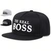 Унисекс Бейсболки с вышивкой надписи THE REAL BOSS Весна Осень Уличные Регулируемые Повседневные Хип-хоп Тракерские Кепки Солнцезащитная Шляпа