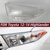 Накладка на фару Toyota Highlander 2012-2014: Новая прозрачная передняя крышка фары на замену