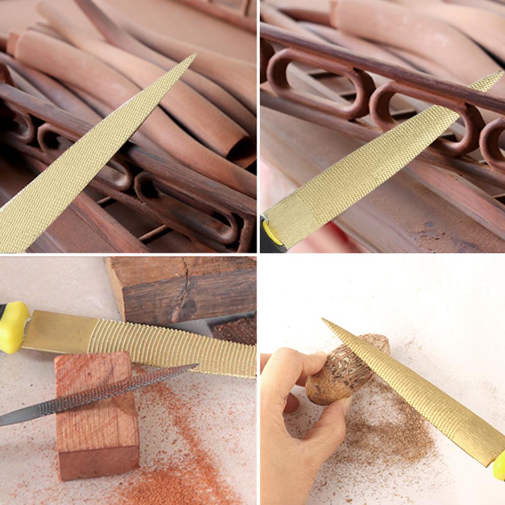 Напильник по дереву золотистый конический напильник по дереву рашпиль DIY Craft Carpenter Woodworking Carving ToolЗолотой напильник 10 дюймов