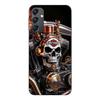 Case For Samsung Galaxy A24 Harley Davidson Mechanical Skull Maniacase