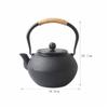 Чугунный чайник для кипячения чая над открытым очагом, совместимый с прямым нагревом и индукцией, включает ситечко для чая, источник железа и