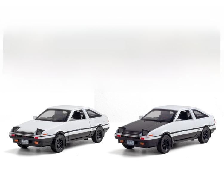 1:32 AE86 Модель легкосплавного автомобиля со звуком и светом, функцией открывания дверей