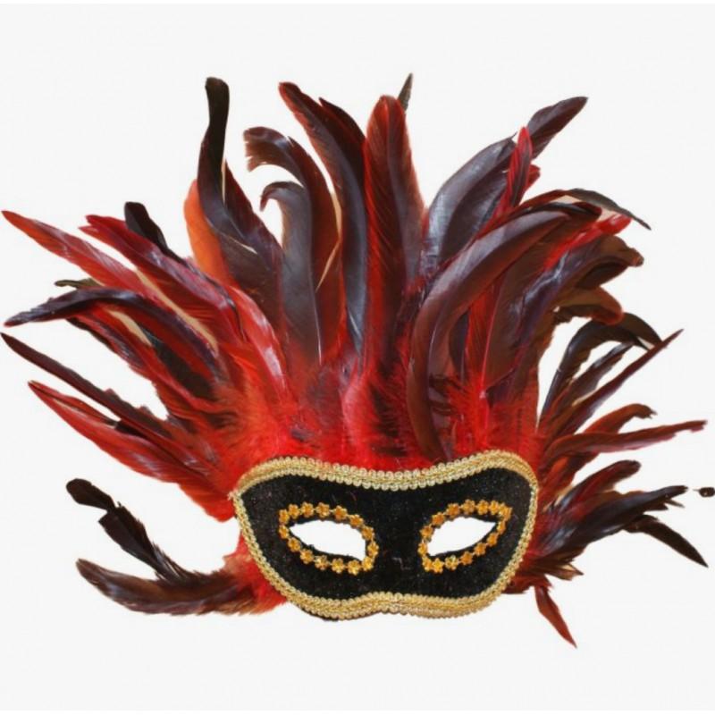 Carnival Feather Headdress Samba Costume Halloween Party Performance Hat Masquerade Wing Parade