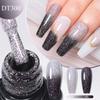 7ml Thermal Nail Gel Polish 3 Layers Gradient Nude Pink Glitter Temperature Color Changing Semi Permanent Nail Art Varnish