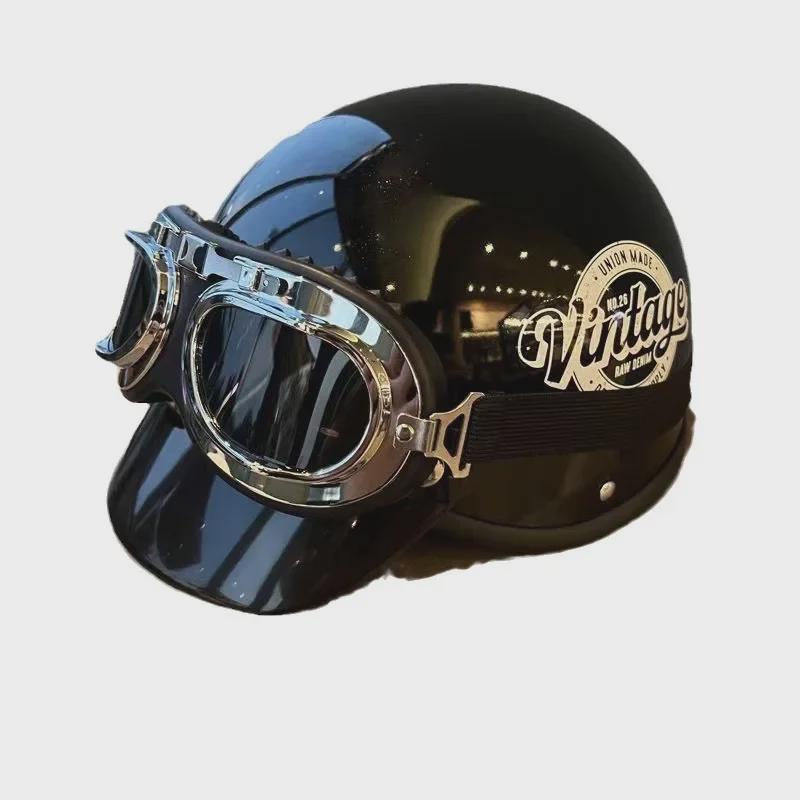 Universal 3C Electric Motorcycle Helmet - National Standard, Summer Sun Protection, Unisex Half Helmet.