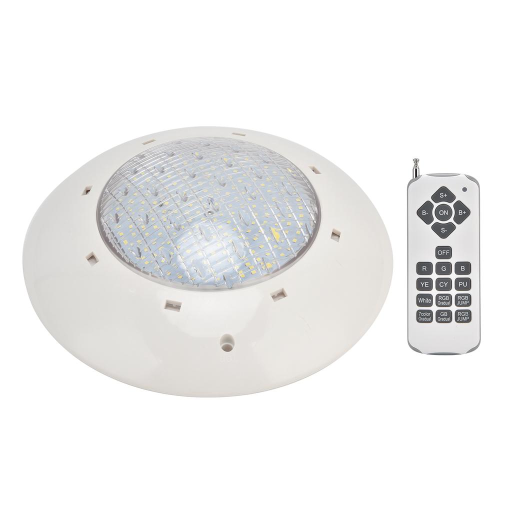 IP68 Waterproof LED Swimming Pool Light Colorful RGB Wall Mounted Underwater Light with Remote