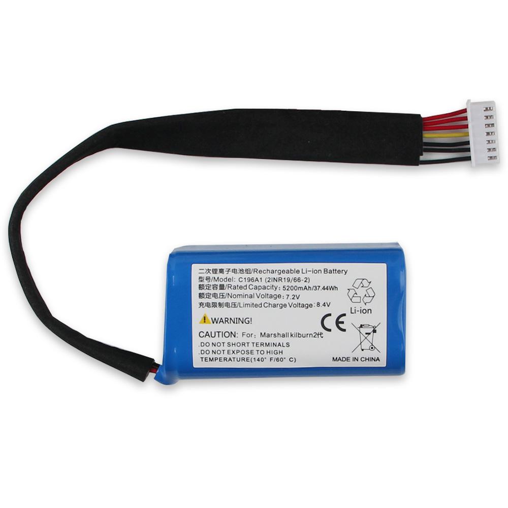 Новая сменная батарея C196A1 для Bluetooth-динамика Marshall Kilburn II 5200 мАч с инструментами