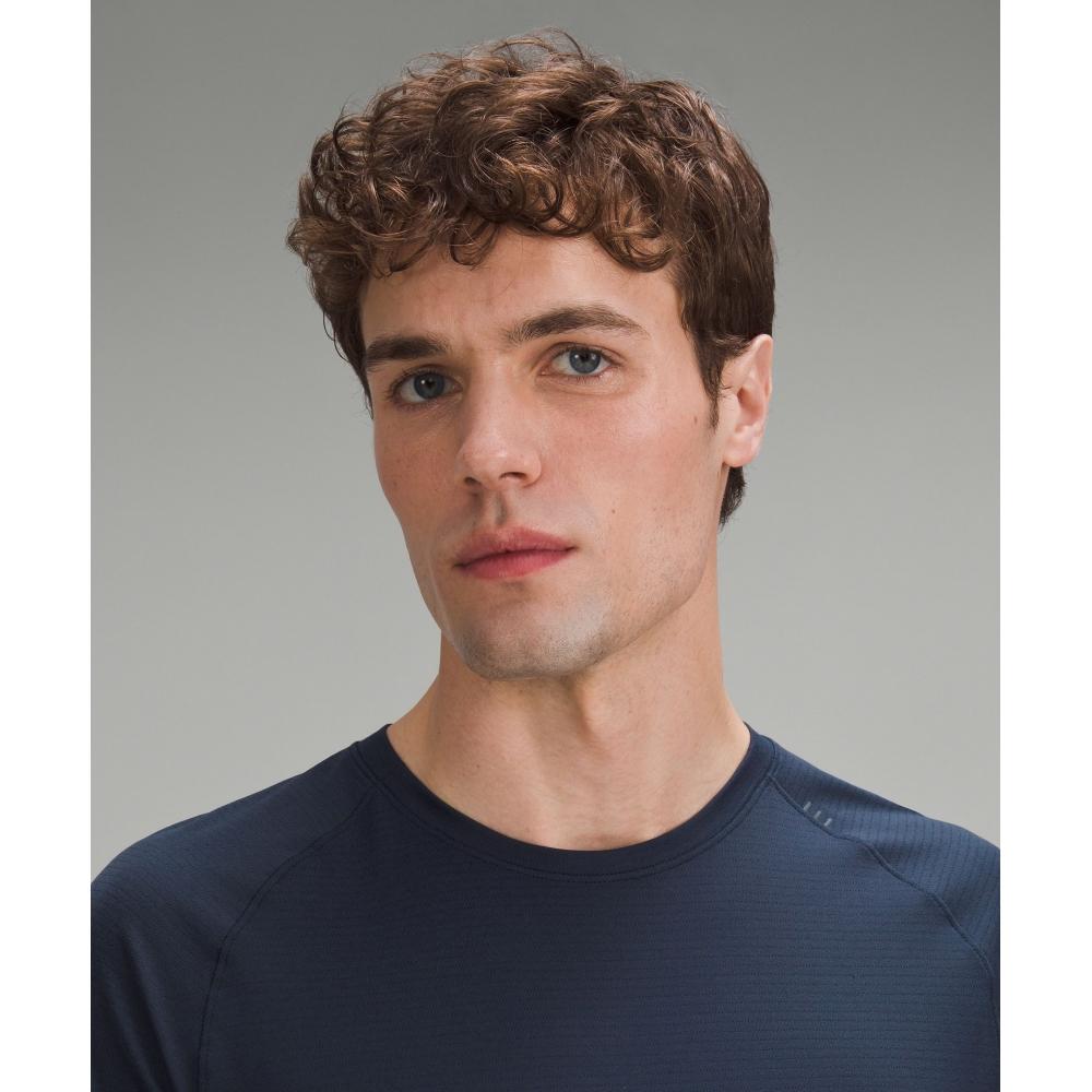 Lululemon Рубашка с коротким рукавом License To Train True Navy