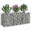 Gabion Raised Bed Silver