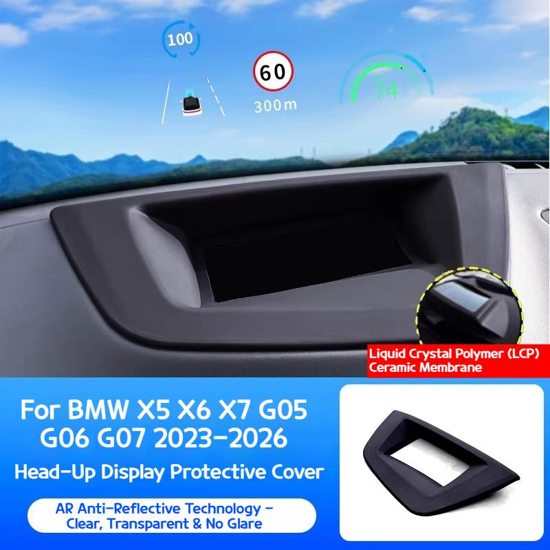 Для BMW X5 X6 X7 G05 G06 G07 -2026 Автомобильный проекционный дисплей HUD пылезащитный защитный чехол, товары и аксессуары для интерьера