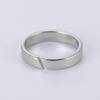 COOLTIME Kpop Minimalist Couple Rings Stainless Steel Silver Color Open Ring Women Men  Jewelry Wedding Gift