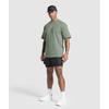 Gymshark Футболка с графическим принтом для бега, зеленая, A7a2k Ecjf