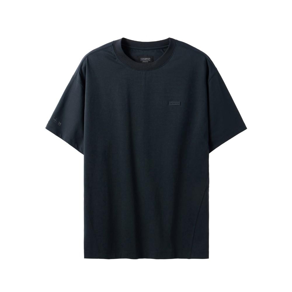 BROMPTON LONDON Sufima Round T-Shirt - Black (P252Mts130)