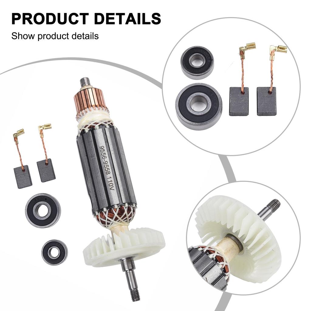 Угольные щетки ротора якоря подшипников на 9556 9557 9558