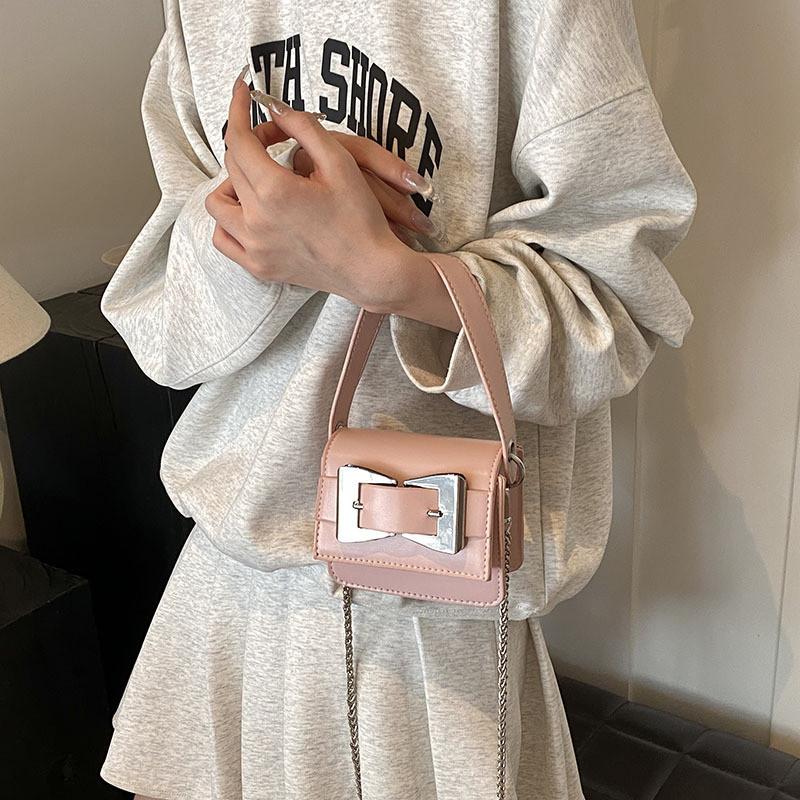 Trendy 2024 Pu Mini Handbag For Summer Fashion Street Style Crossbody Bag With Phone Pocket