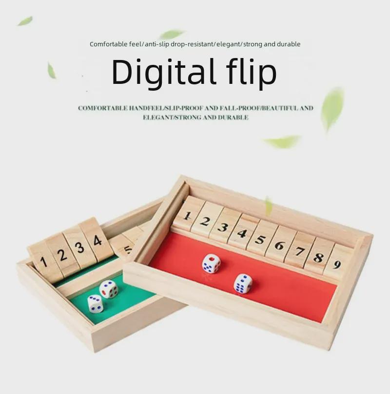 Деревянная цифровая игра-флип для двоих