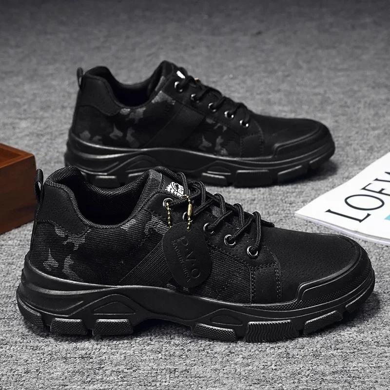 Модная камуфляжная спортивная обувь Мужская обувь Повседневная джинсовая обувь Высококачественные мужские туфли на платформе Desert Ankle Bota Masculina