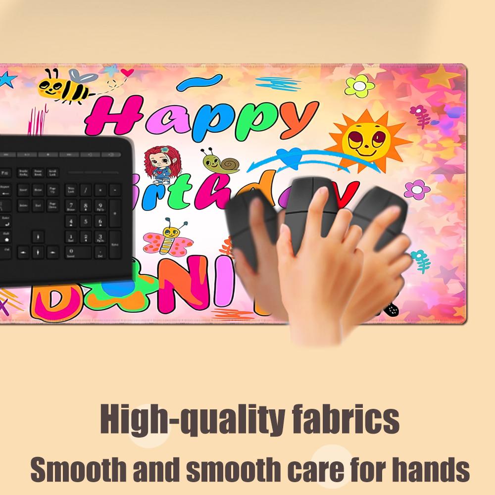 HYBXAXC Karol G Manana Sera Bonito Mouse Pad Abstract cartoon Large 800x400mm MouseMat Gamer Mause Carpet PC Mat keyboard Pad