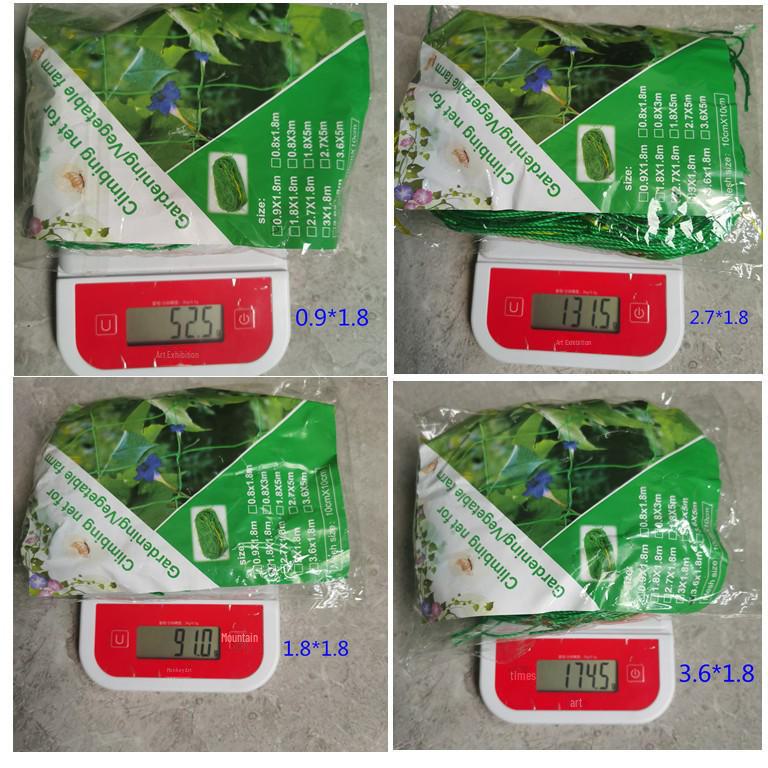 27 Mesh 10cm Plant Climbing Net for Melons, Fruit, Morning Glory, and Flower Gardening