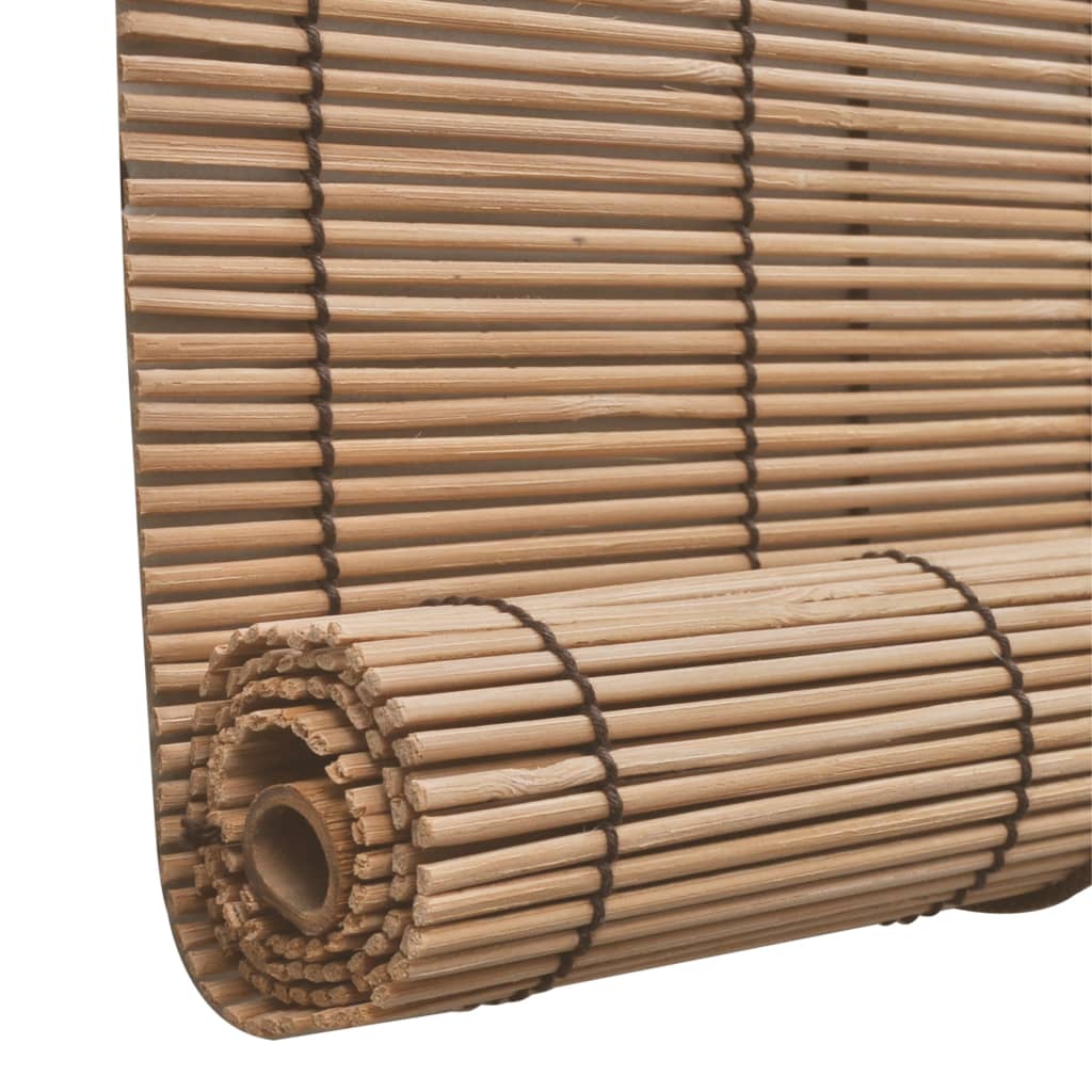 Bamboo Roller Blind 150 x 160 cm Brown