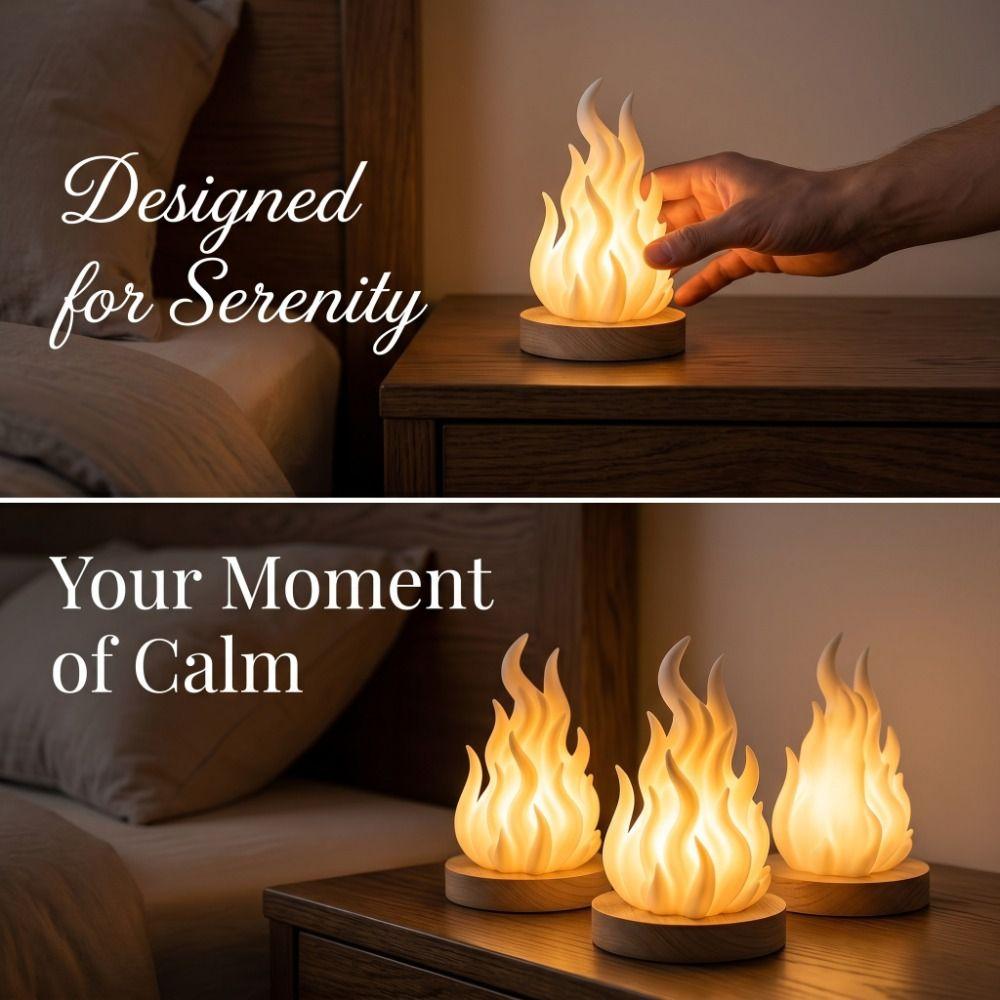 Creative Simulation Flame Night Light Color Changing Bonfire Lamp Simulation Fire Lamp Courtyard