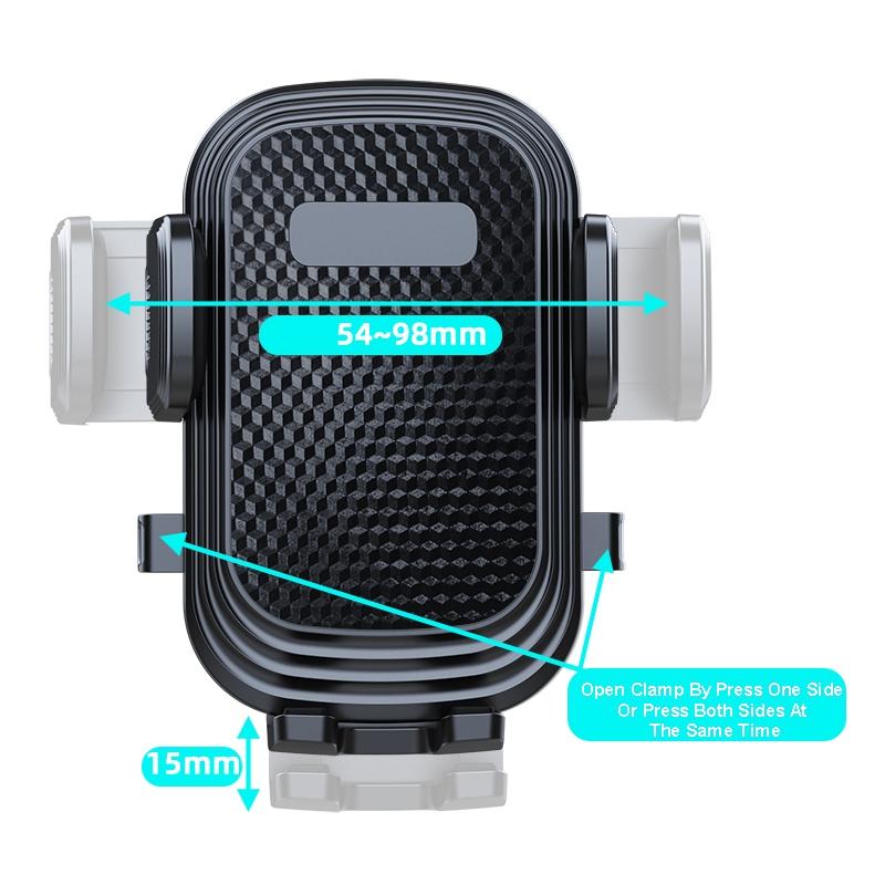 Универсальная присоска, длинный стержень, крепление на лобовое стекло автомобиля, подставка-держатель для мобильного телефона, вращающийся на 360 градусов кронштейн
